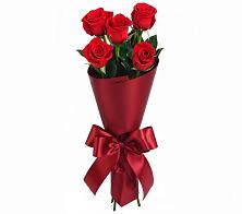 Букет 5 Красных роз Эдлесс Лав в Райки