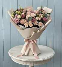 Букет цветов из:  Розы и Лизиантусы #REPLACE_PRED# Райки