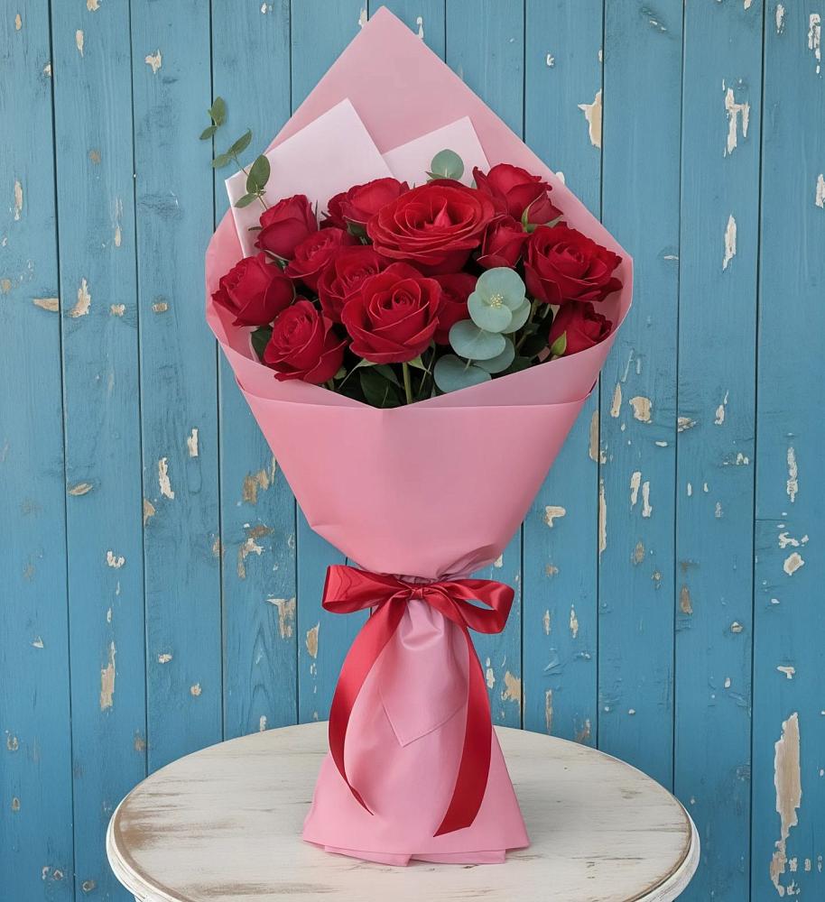 Букет цветов из: Розы в Райки