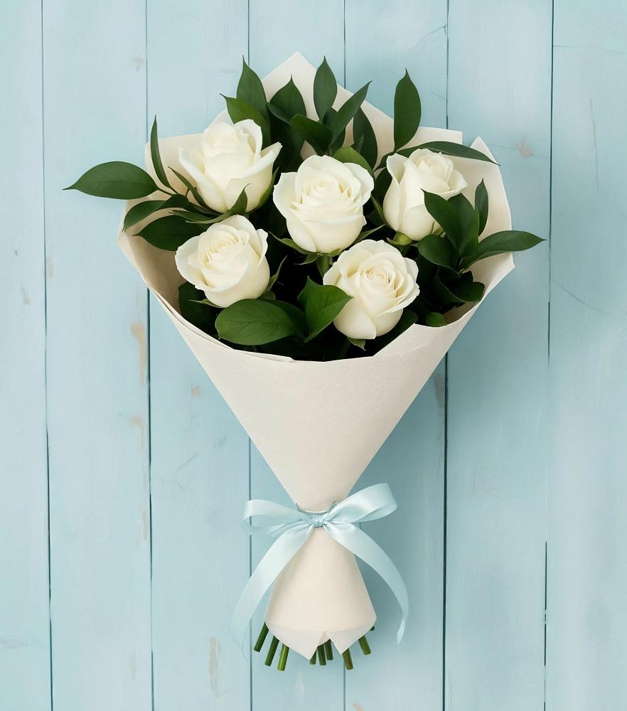 Букет цветов из: Розы в Райки