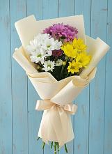 Букет цветов из:  Хризантемы в Райки