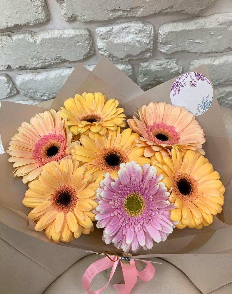 Букет цветов из: Герберы в Райки
