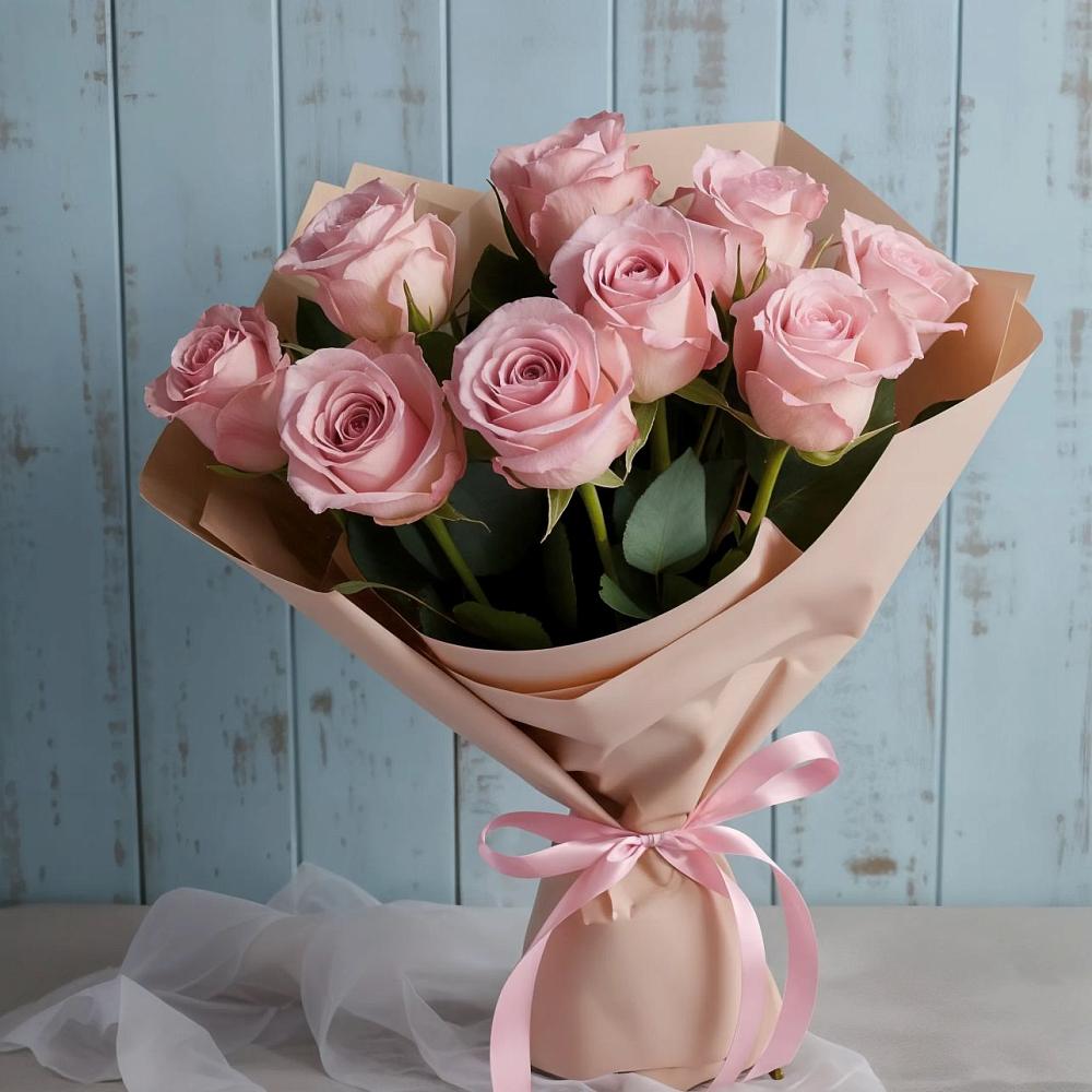 Букет цветов из: Розы в Райки