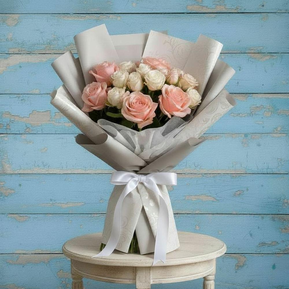 Букет цветов из: Розы в Райки