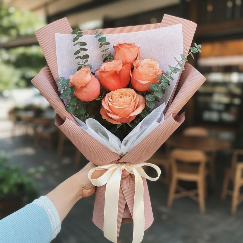 Букет цветов из: Розы в Райки