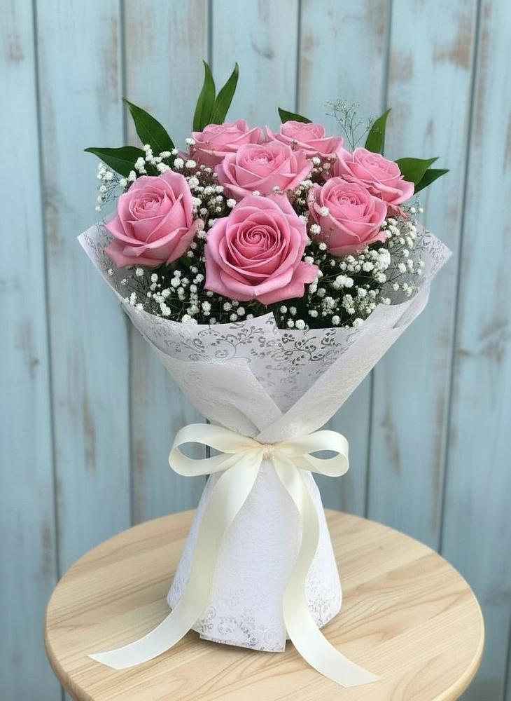 Букет цветов из: Розы в Райки