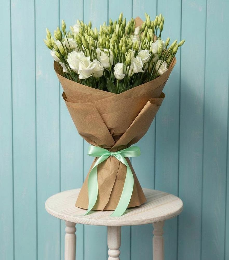 Букет цветов из: Лизиантусы в Райки