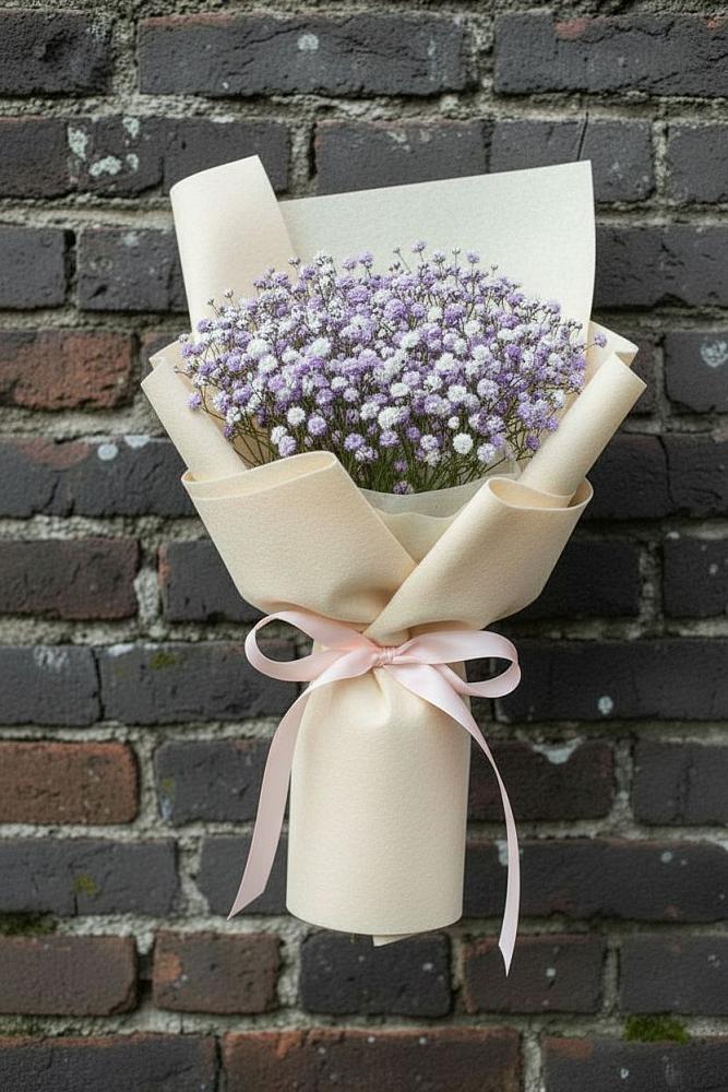 Букет цветов из: Гипсофила в Райки