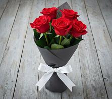 Букет 5 Красных роз Эдлесс Лав #REPLACE_PRED# Райки