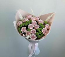 Букет цветов из:  Розы и Хризантемы в Райки