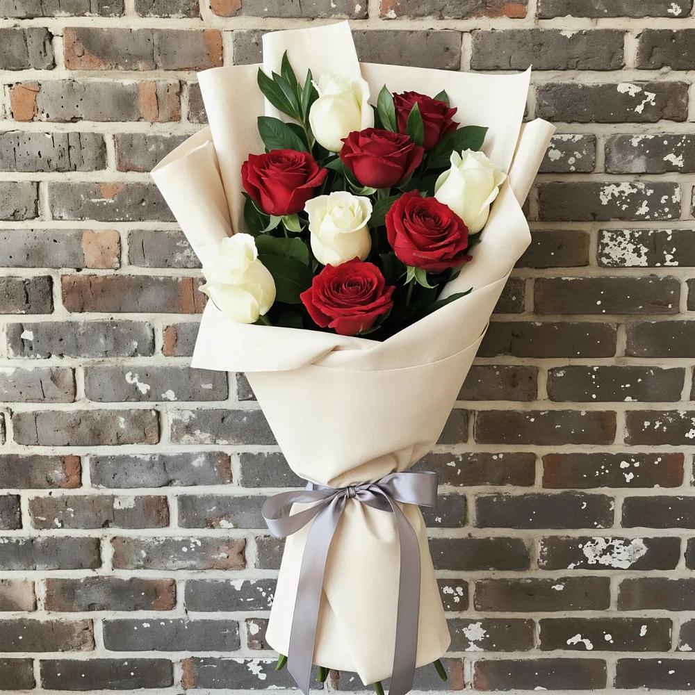 Букет цветов из: Розы в Райки