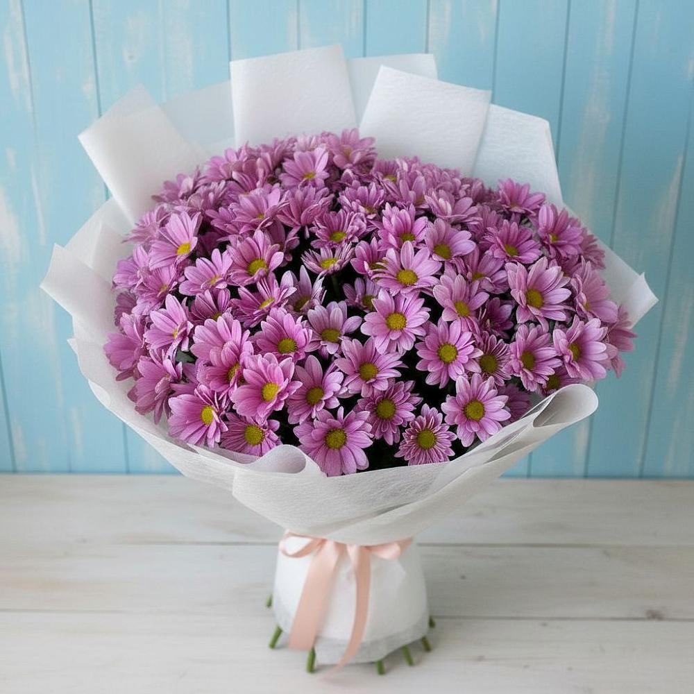 Букет цветов из: Хризантемы в Райки