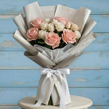 Букет цветов из:  Розы в Райки