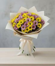 Букет цветов из:  Хризантемы #REPLACE_PRED# Райки