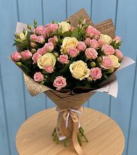 Букет цветов из:  Розы в Райки