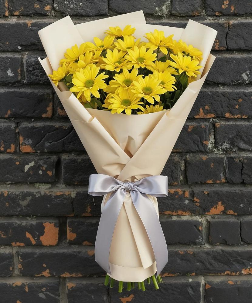 Букет цветов из: Хризантемы в Райки