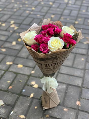 Букет цветов из: Розы в Райки