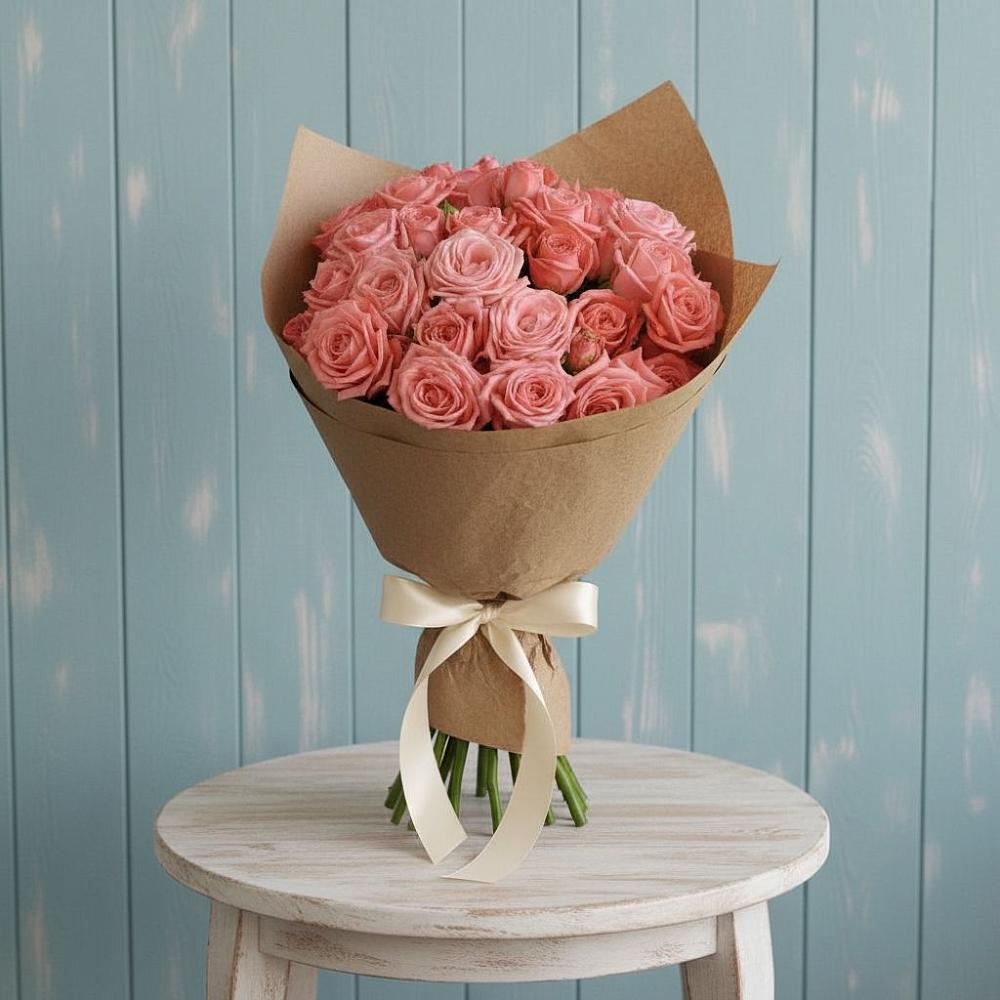 Букет цветов из: Розы в Райки