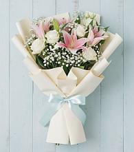 Букет цветов из:  Лилии в Райки