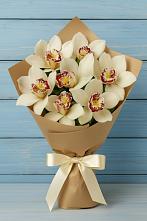 Букет цветов из:  Орхидеи и Розы в Райки