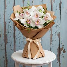 Букет цветов из:  Орхидеи и Розы в Райки