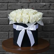 Цветочная композиция из Розы в шляпной коробке #REPLACE_PRED# Райки